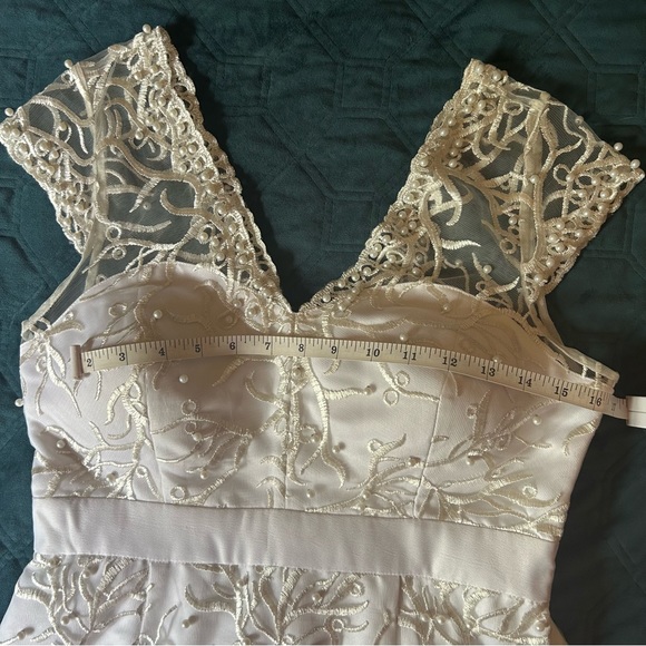 NEW Modcloth Romantic Revelries Ivory Maxi Dress - Picture 10 of 11